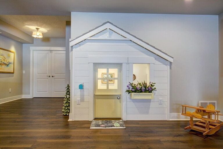 Basement Playhouse with Custom Millwork